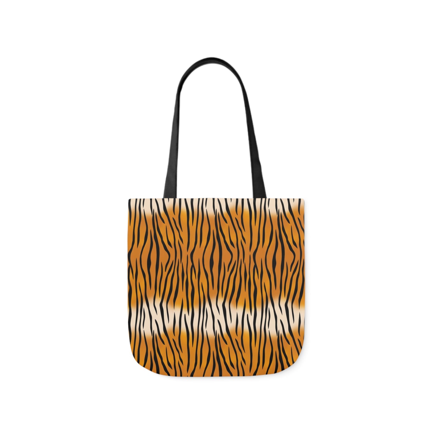 Tiger Fur Pattern Print Shoulder Tote Bag