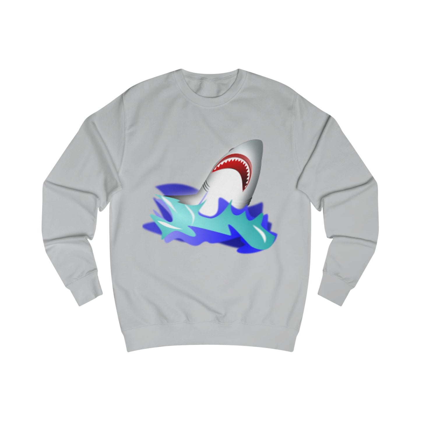 Great White Shark Rise Cartoon Sweatshirt