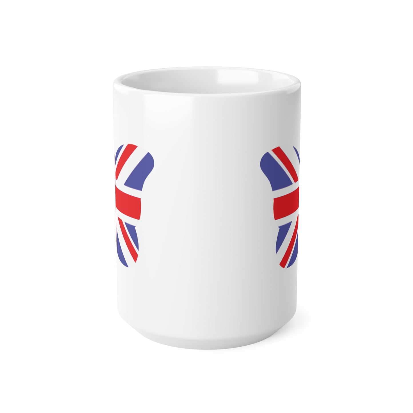 Union Jack Flag Butterfly Coffee Mug