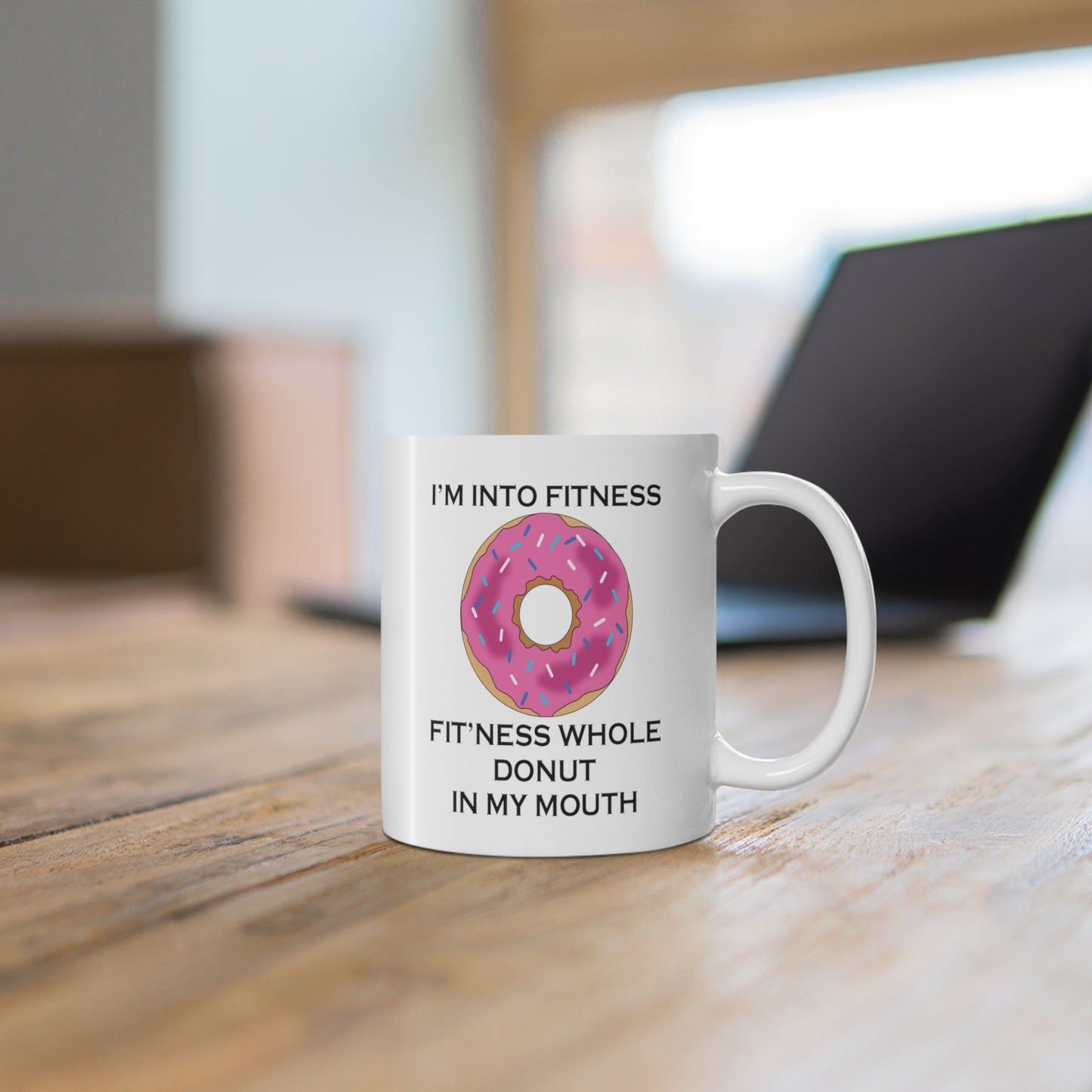 I’m Into Fitness Donut Coffee Mug