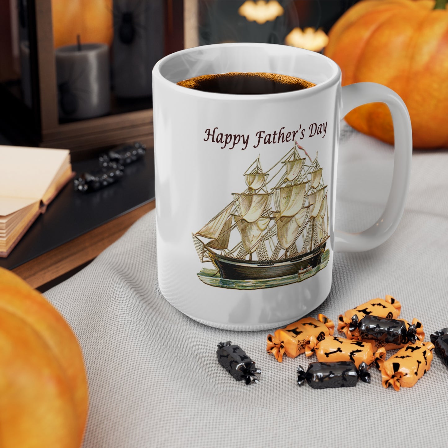 Father's Day Classic Tall Clipper Ship Coffee Mug