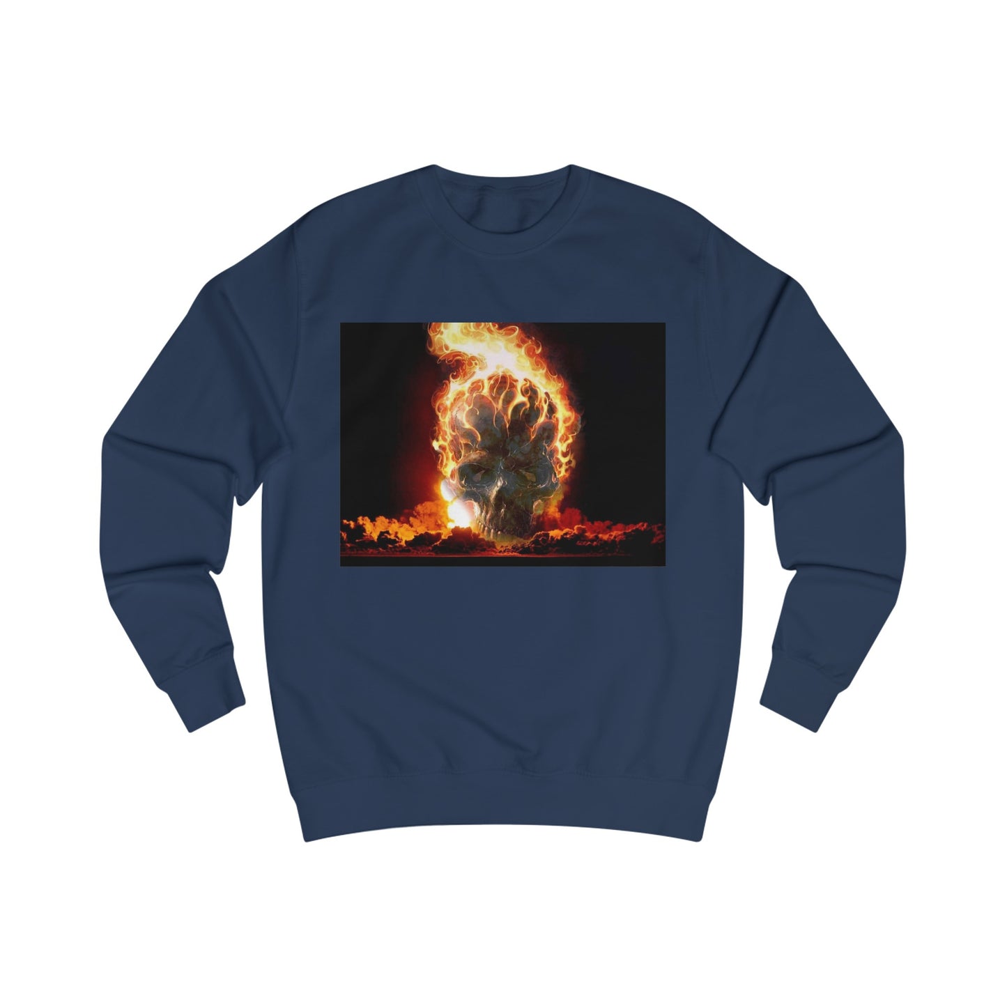 Flaming Skull Sweatshirt