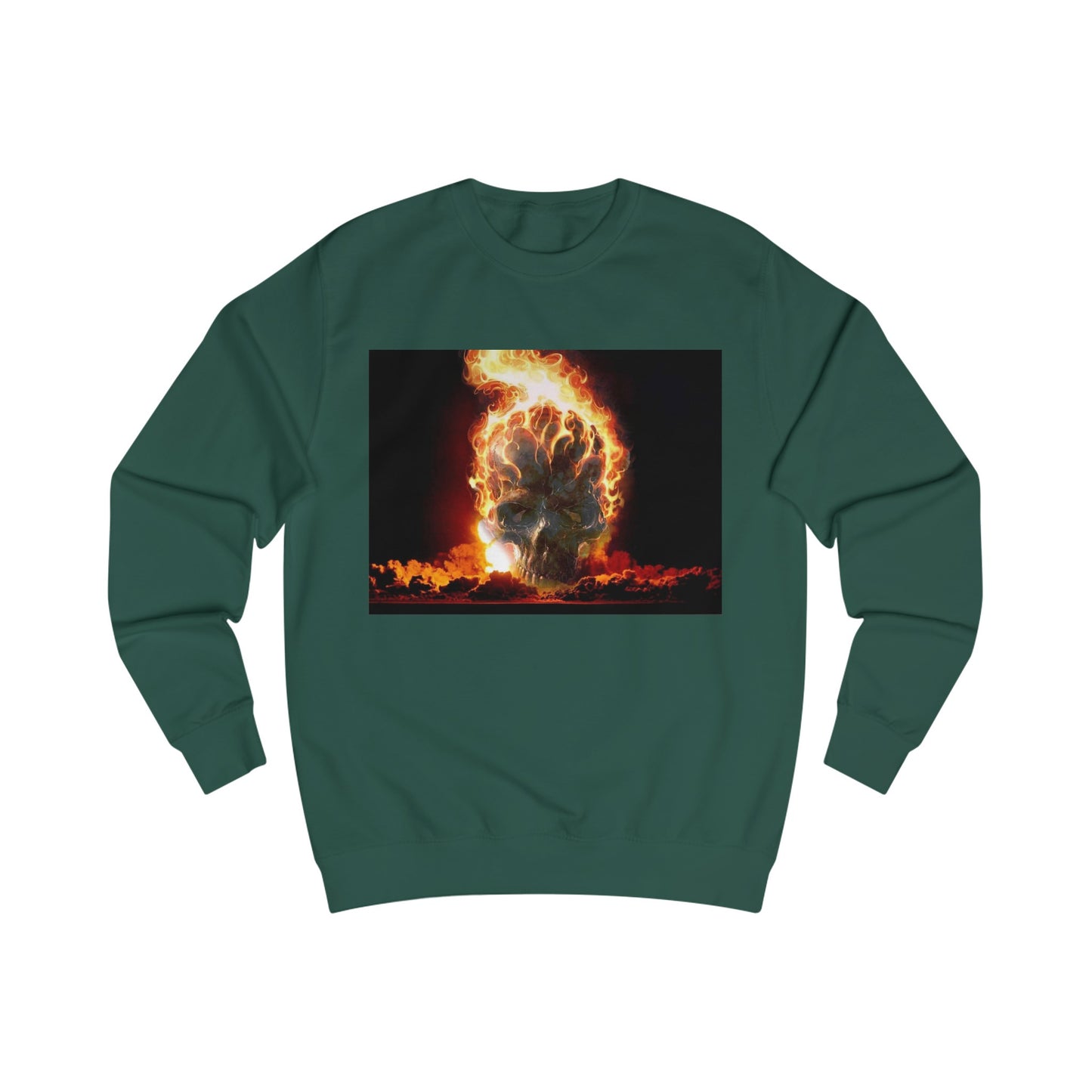 Flaming Skull Sweatshirt