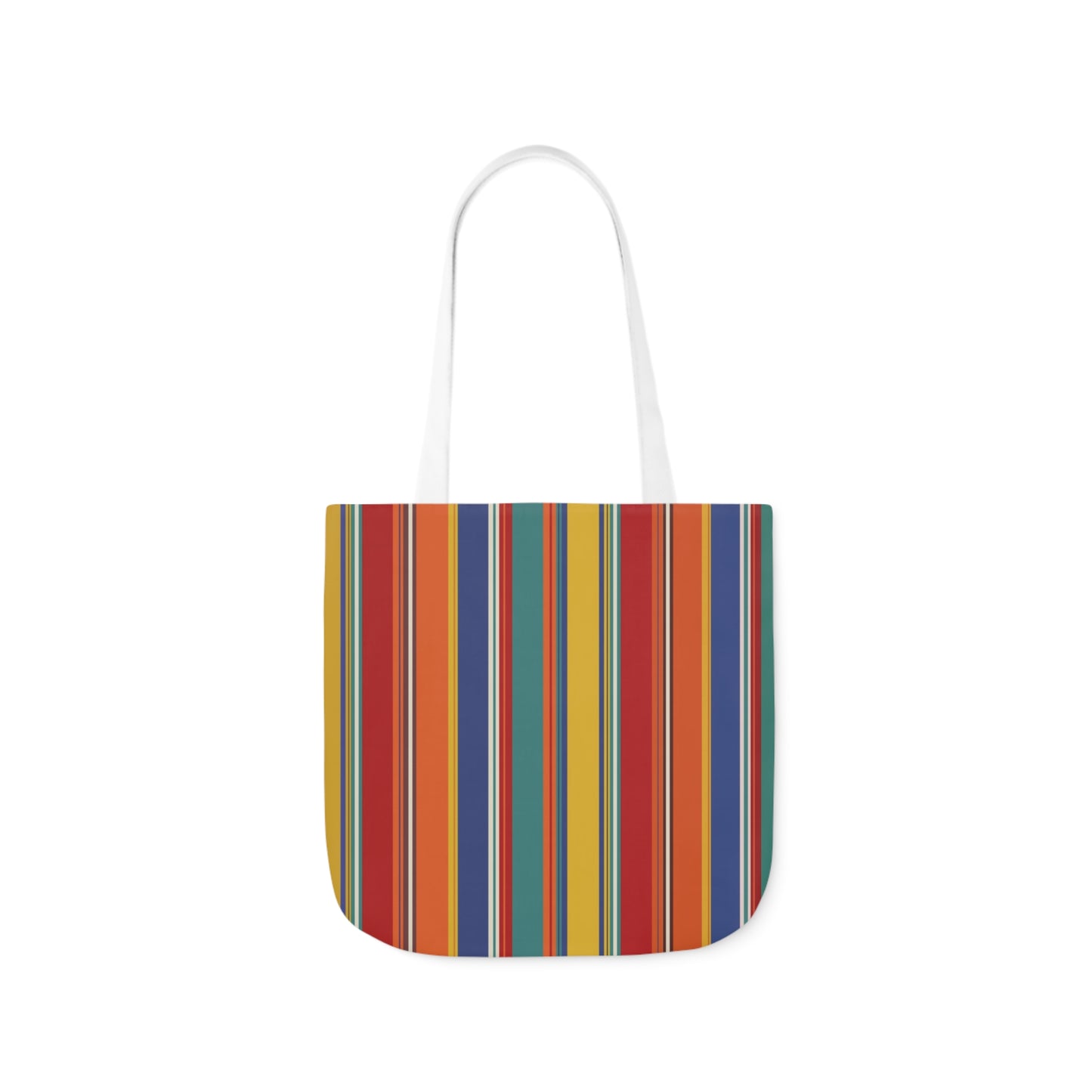 Oxford Rainbow Colourful Stripes Bold Pattern Shoulder Tote Bag