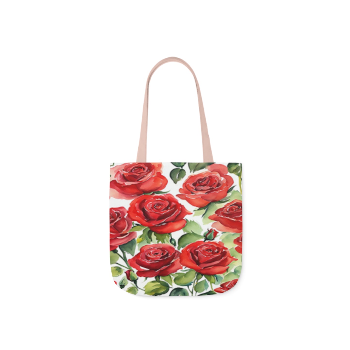 Large Red Roses Shoulder Tote Bag