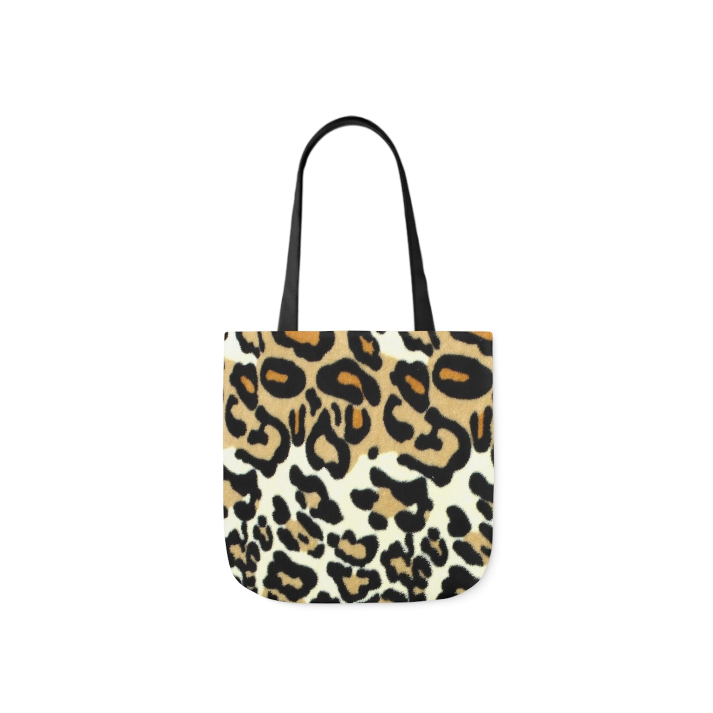 Leopard Skin Fur Print Shoulder Tote Bag