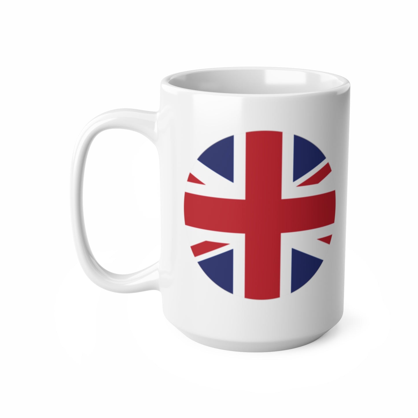 Union Jack Flag Round Circle Coffee Mug