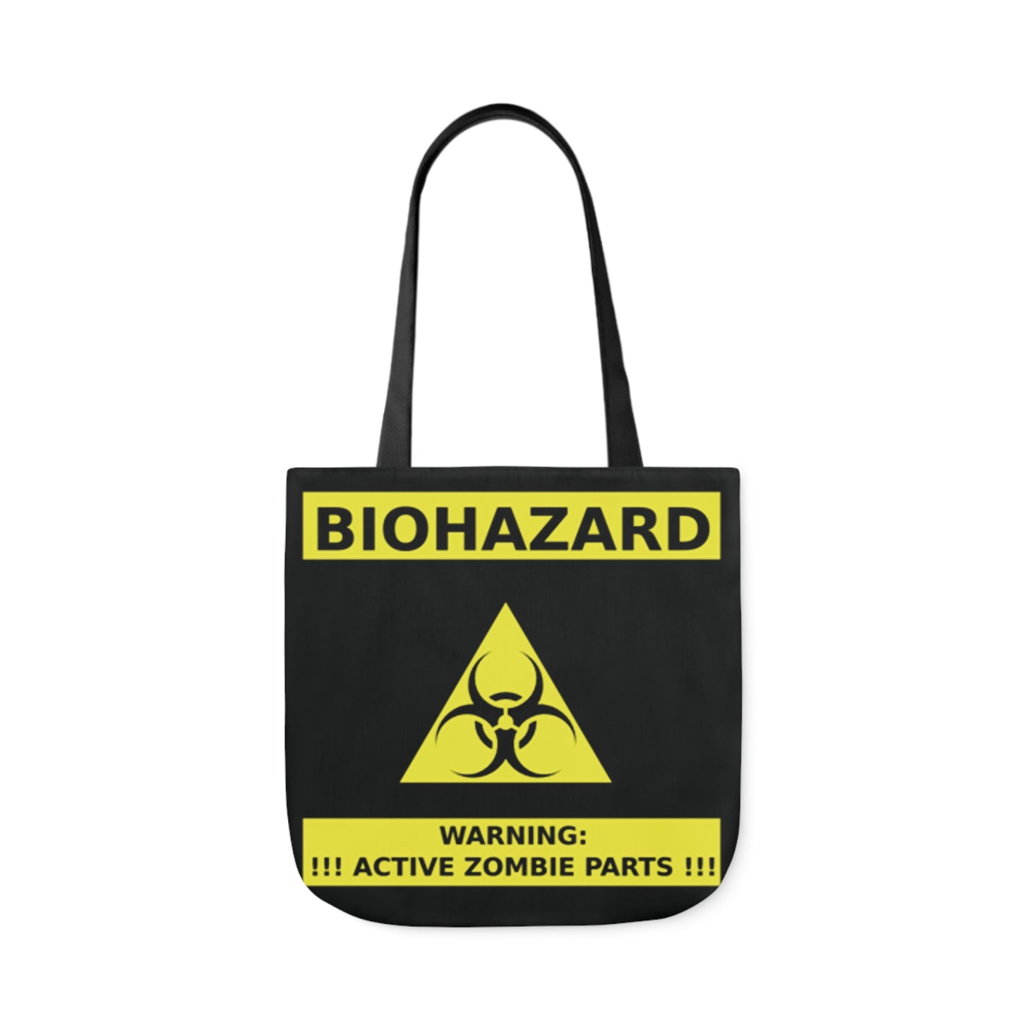 Biohazard Zombie Active Sign  Shoulder Tote Bag