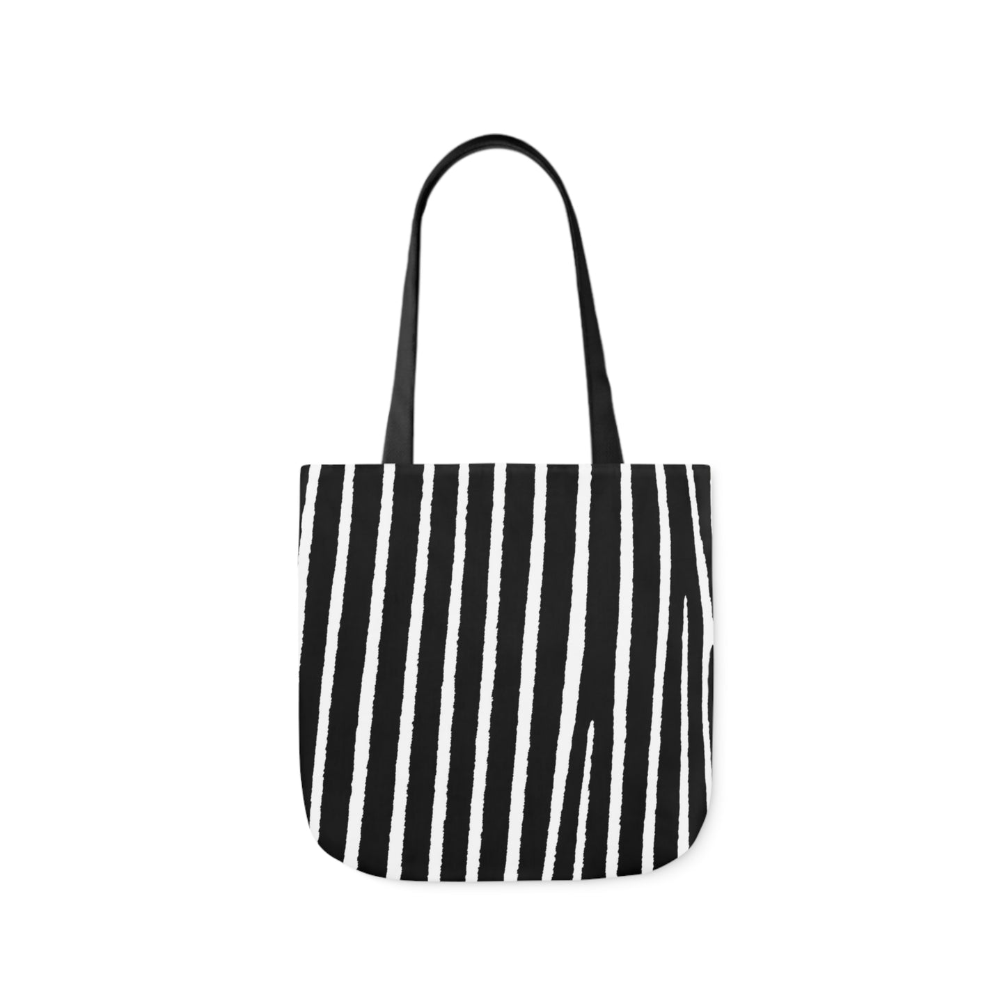 Zebra Stripes Print Pattern Shoulder Tote Bag