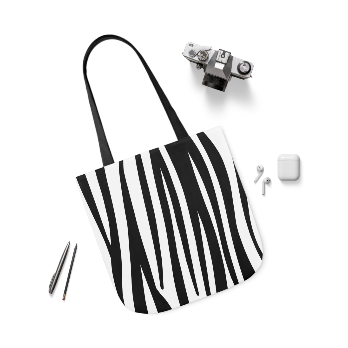 Zebra Animal Print Pattern Shoulder Tote Bag