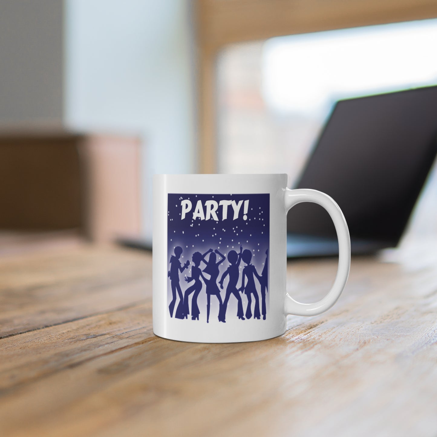 Birthday Party Retro Disco Dancers Coffee Mug