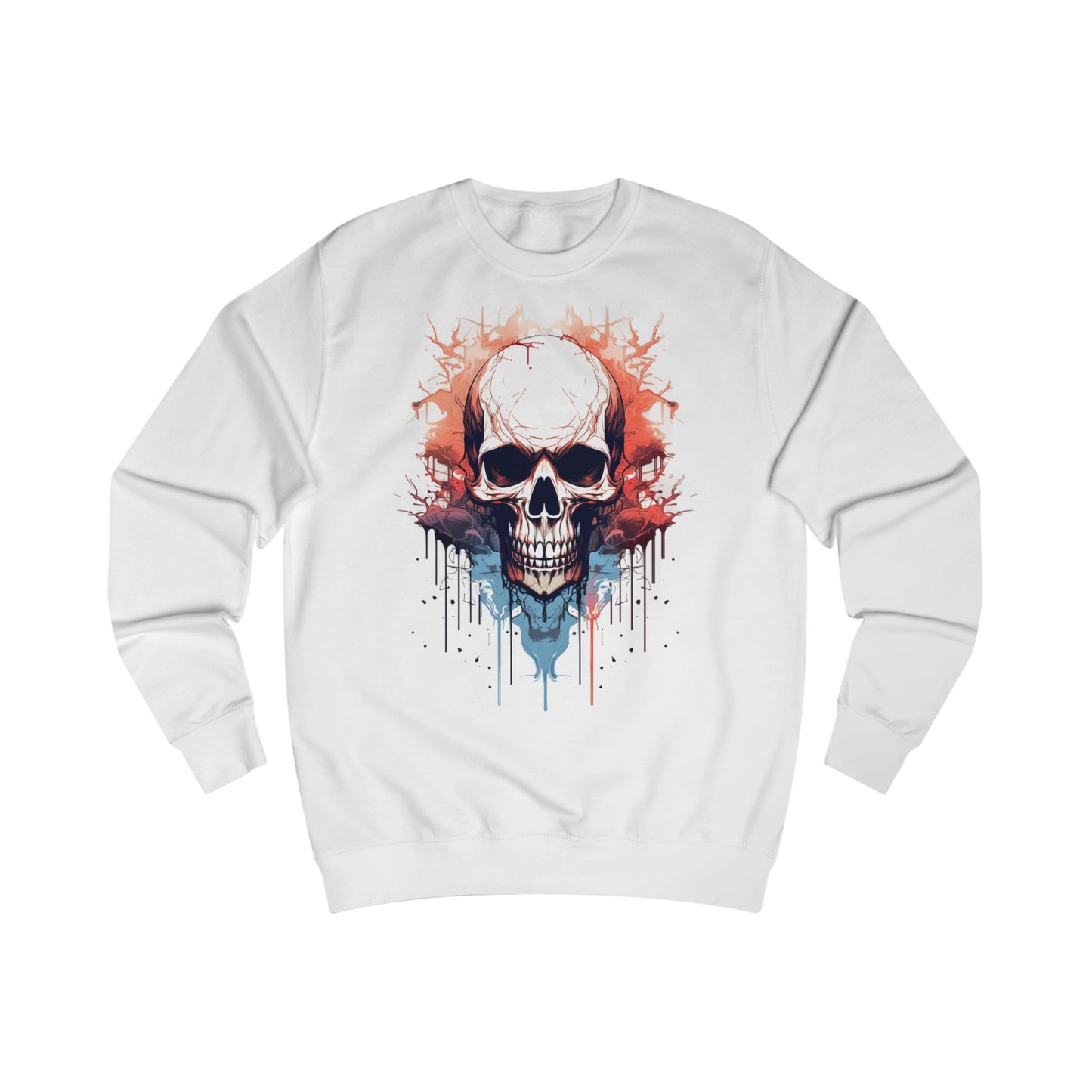 Skull Watercolour Painting Sweatshirt