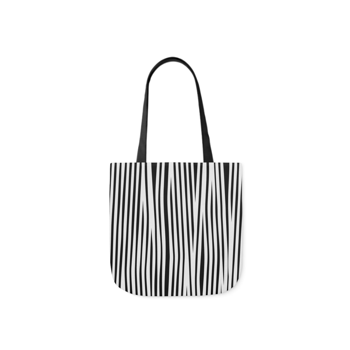 Black And White Animal Stripes Pattern Shoulder Tote Bag