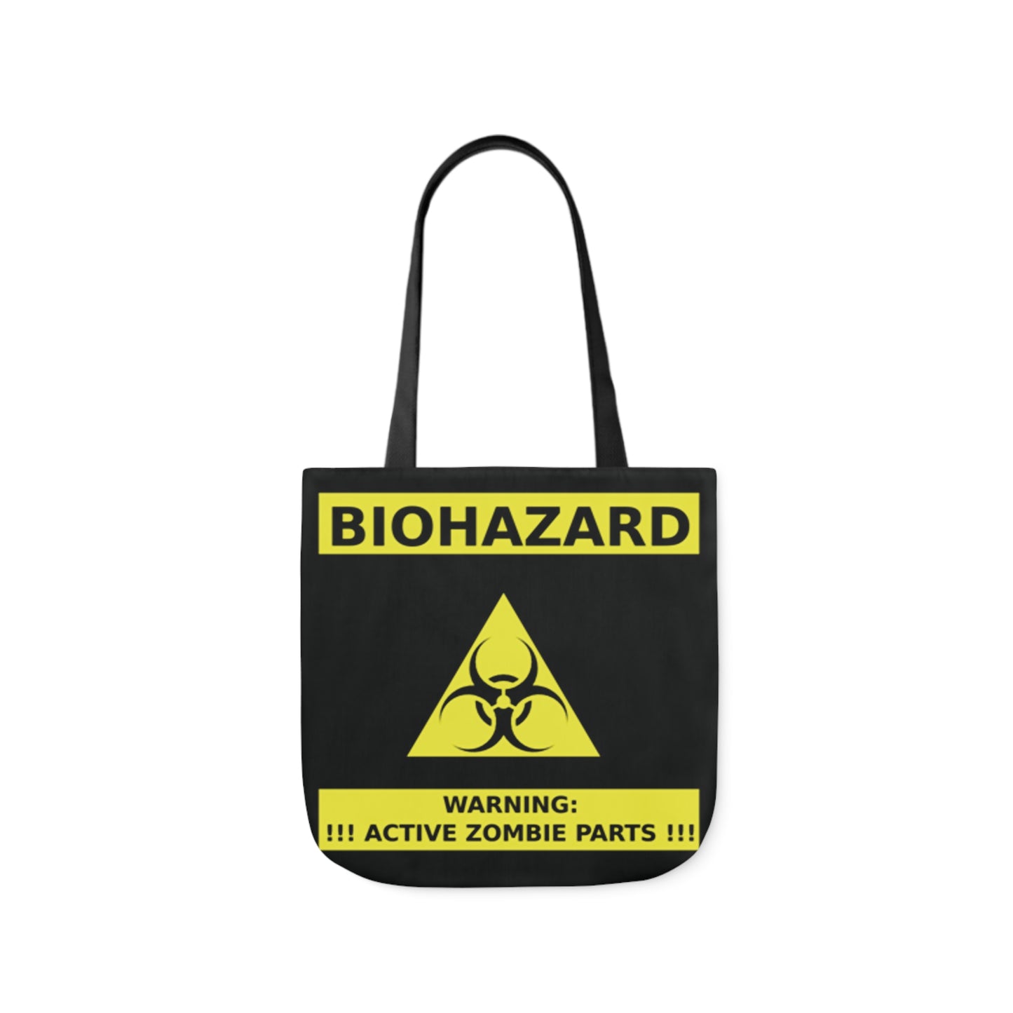 Biohazard Zombie Active Sign  Shoulder Tote Bag