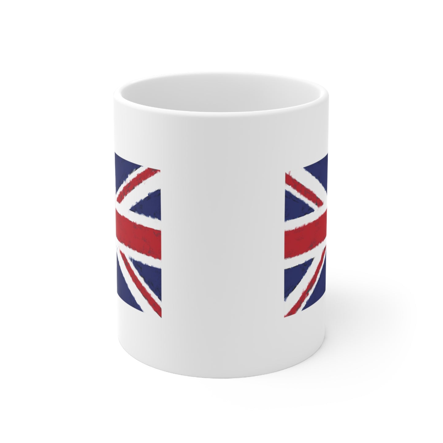 Union Jack Flag Chalk Coffee Mug