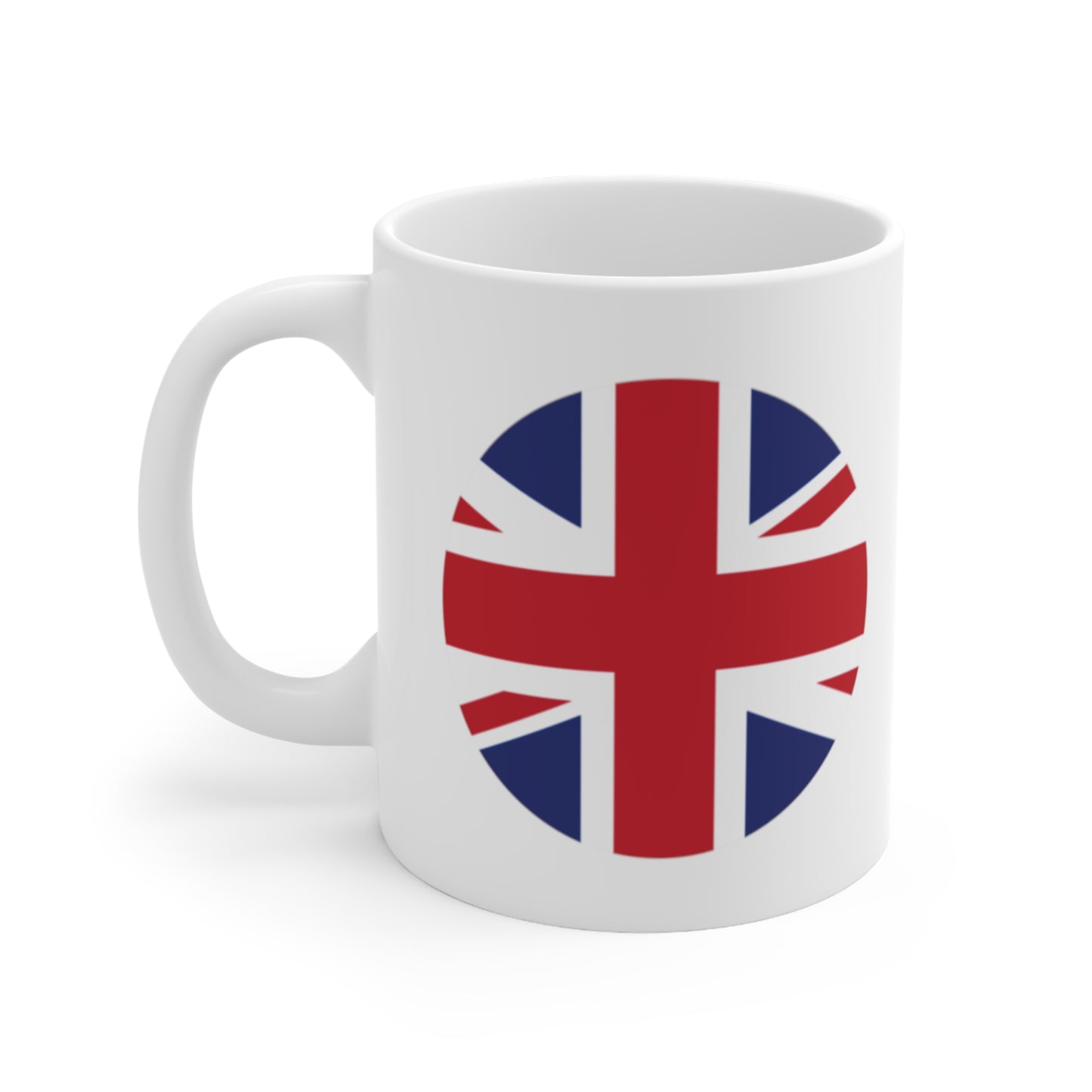 Union Jack Flag Round Circle Coffee Mug