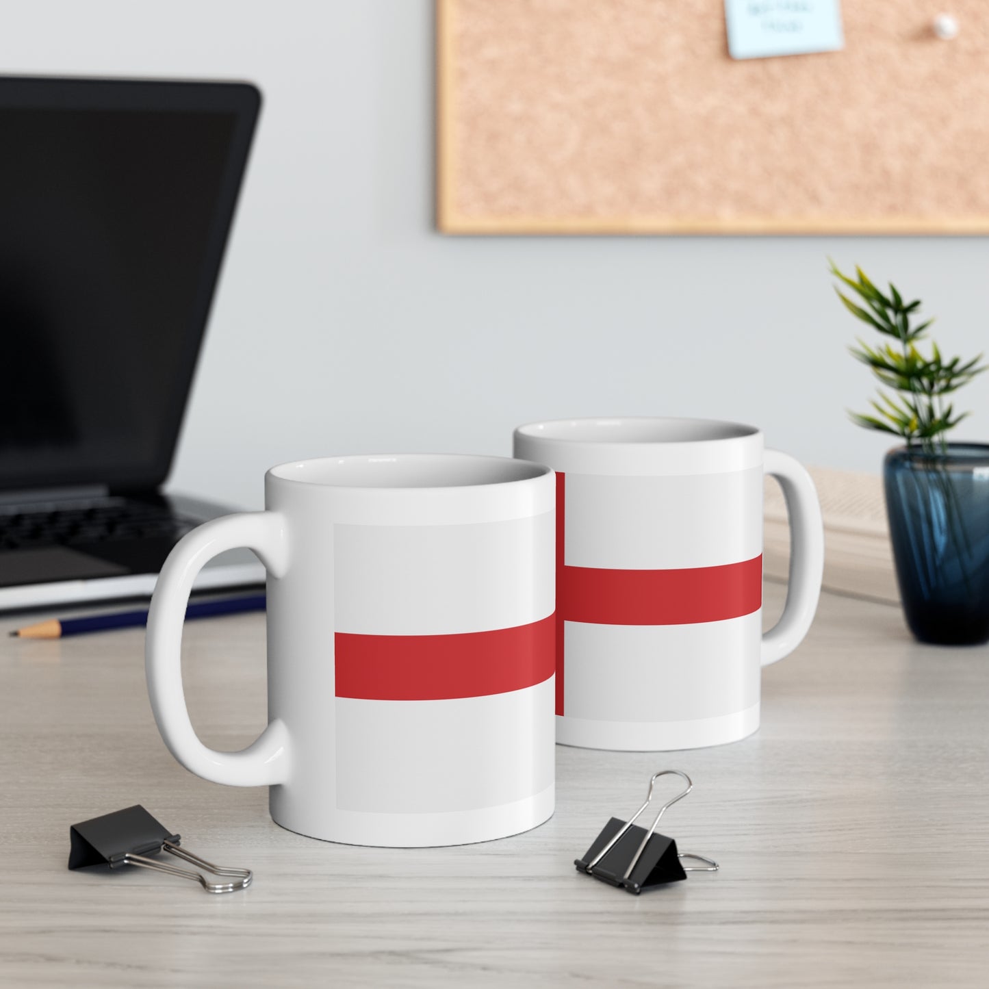 England Flag of Saint George Wrap Around Coffee Mug