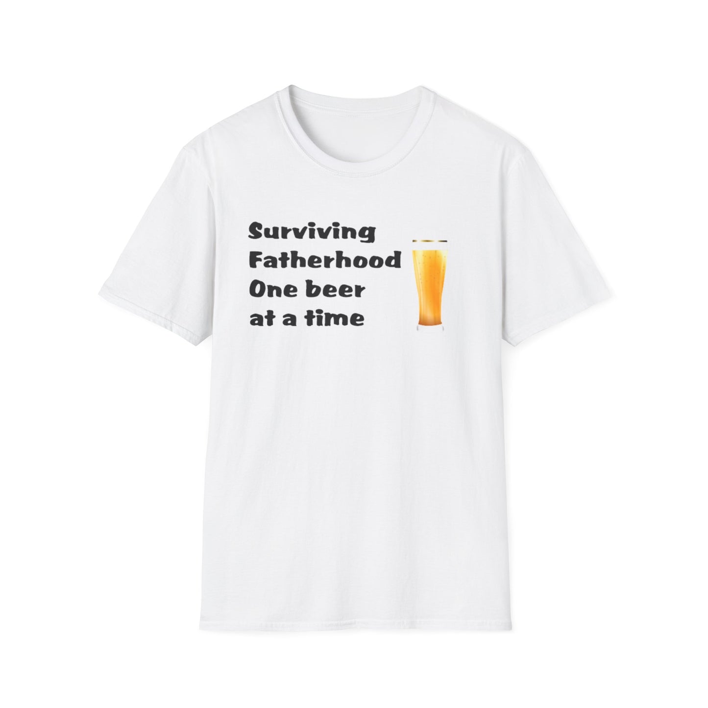 Surviving Fatherhood One Beer At A Time Father's Day Funny T-Shirt