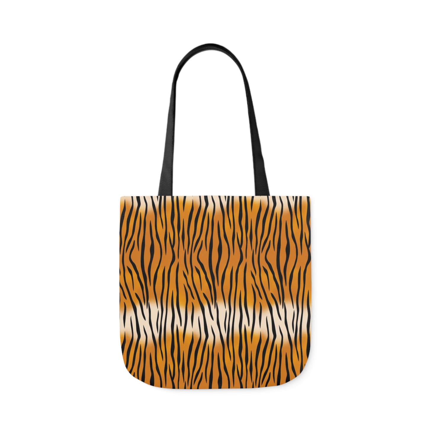 Tiger Fur Pattern Print Shoulder Tote Bag