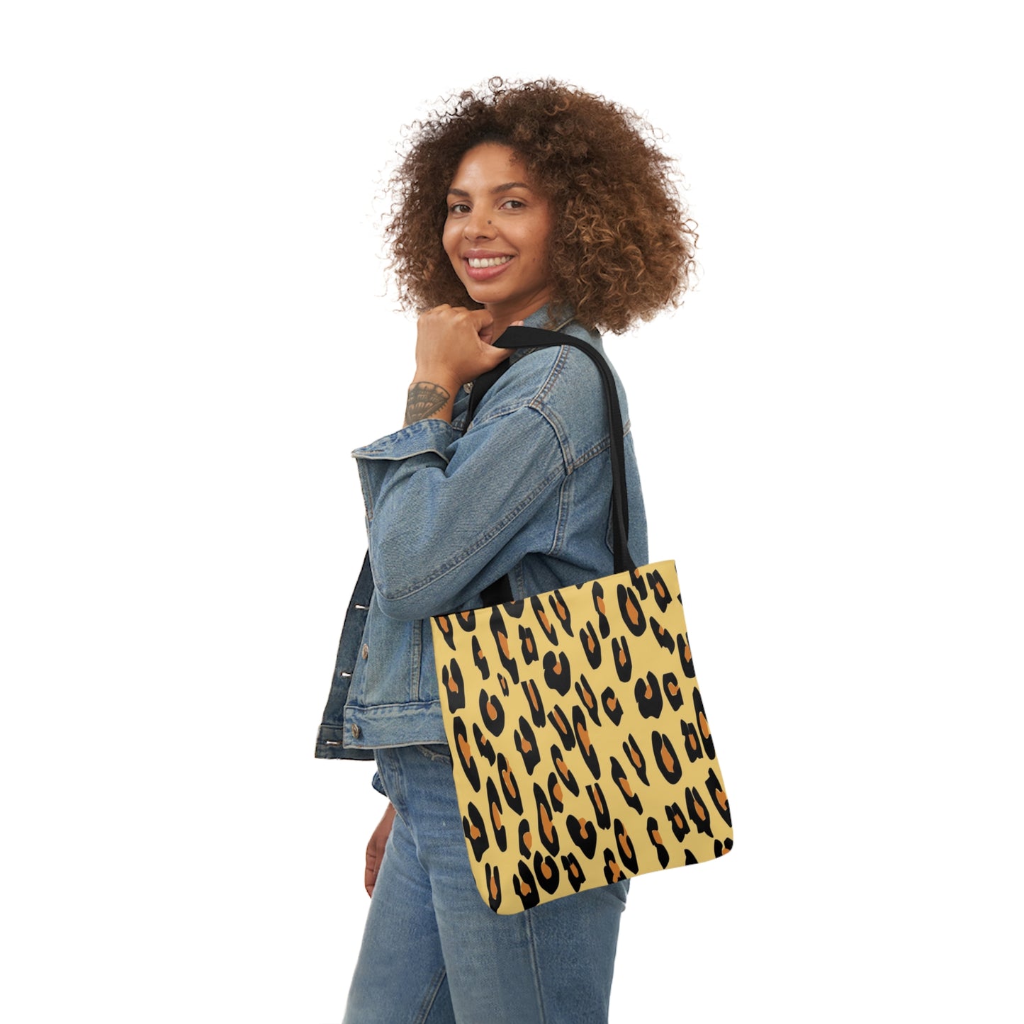 Leopard Animal Print Pattern Shoulder Tote Bag