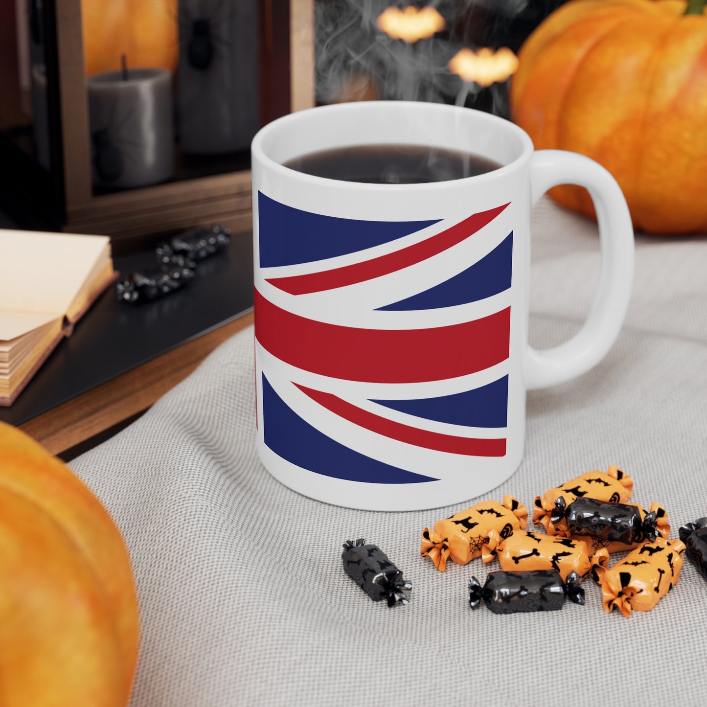 Union Jack British Flag United Kingdom Wrap Around Coffee Mug