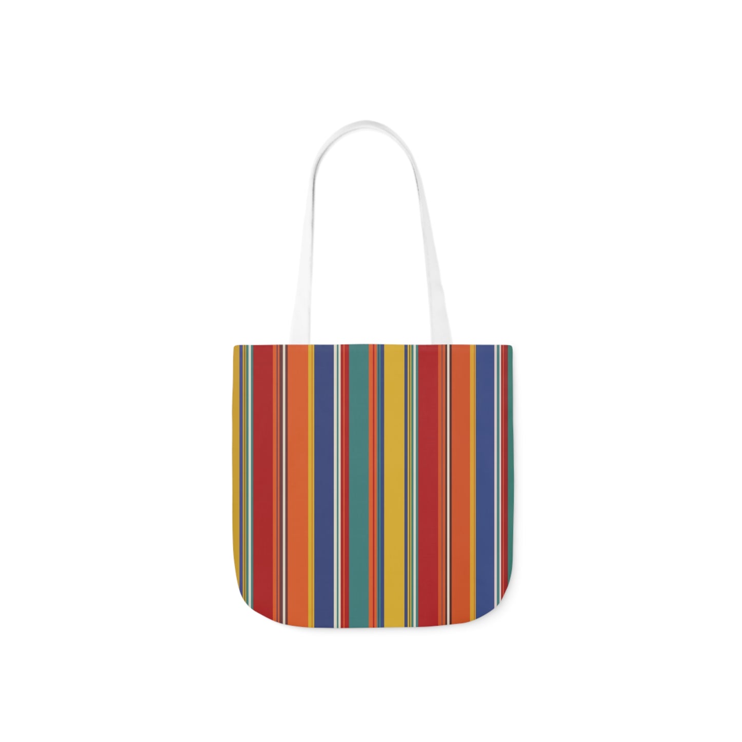 Oxford Rainbow Colourful Stripes Bold Pattern Shoulder Tote Bag