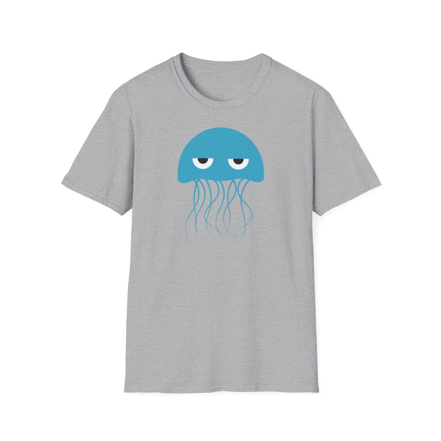 Grumpy Blue Jellyfish T-Shirt