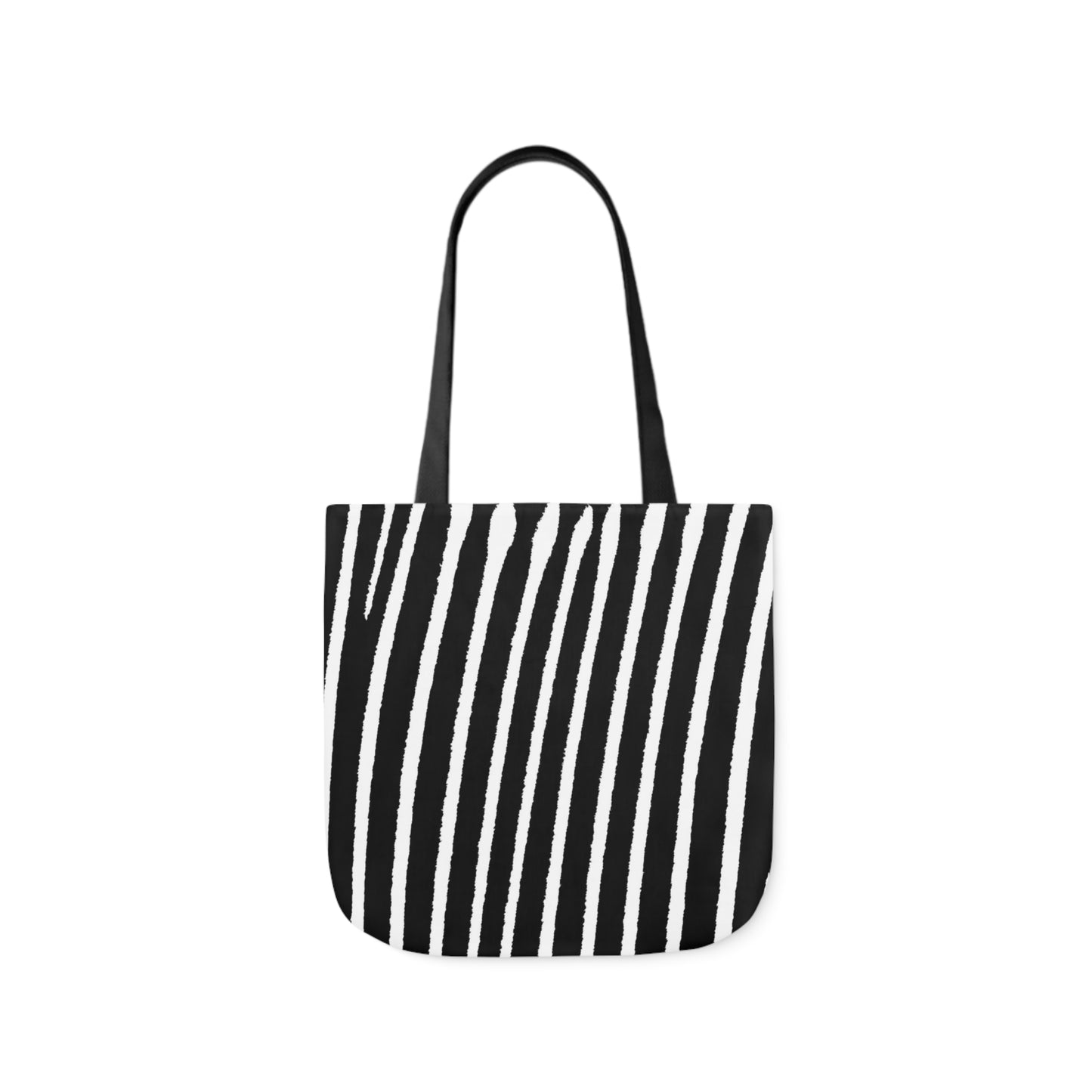 Zebra Stripes Print Pattern Shoulder Tote Bag