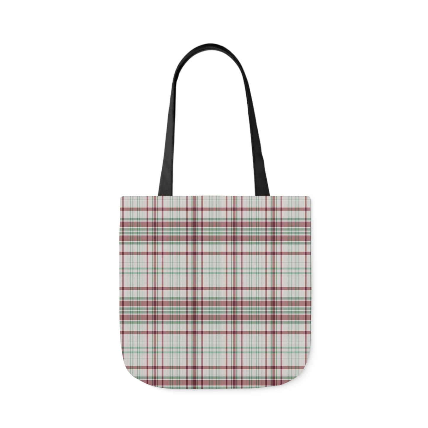 Brown And Green Plaid Tartan Pattern Shoulder Tote Bag