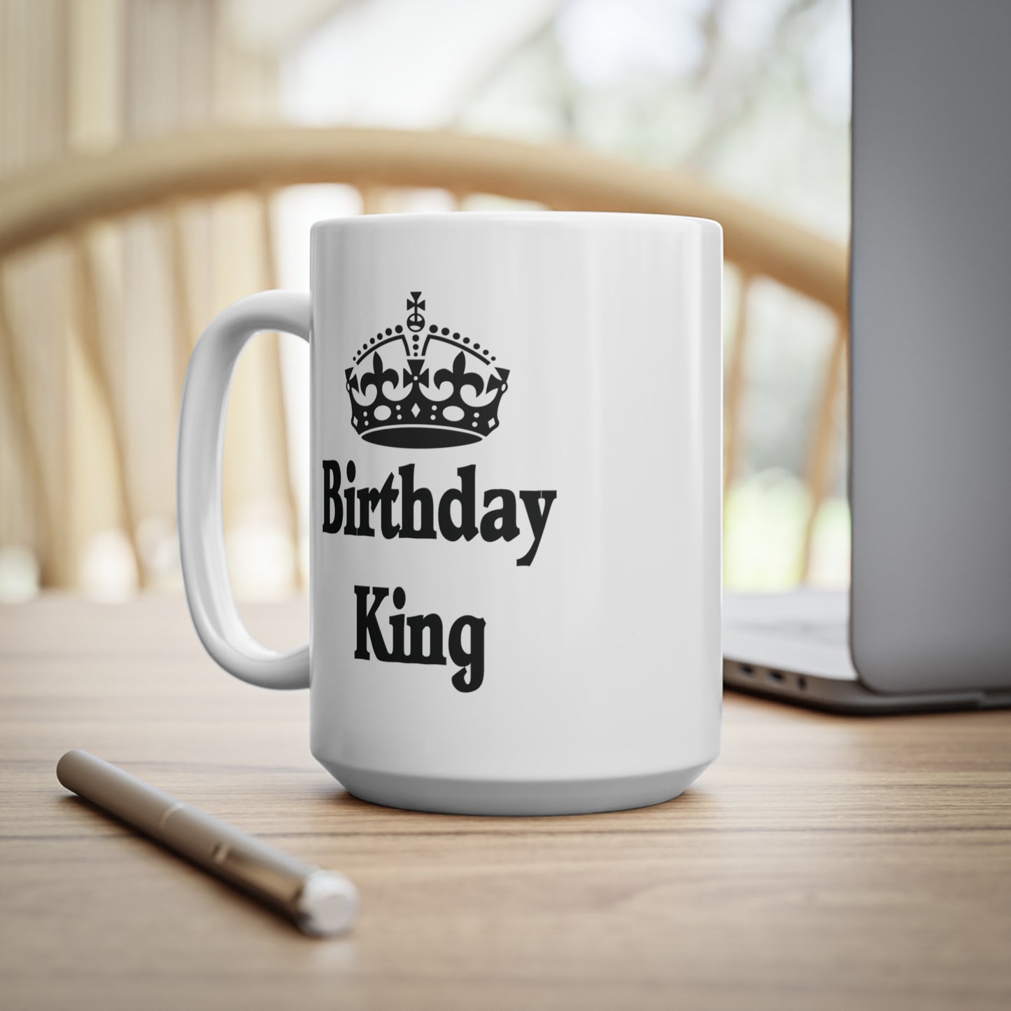 Birthday King Crown Coffee Mug