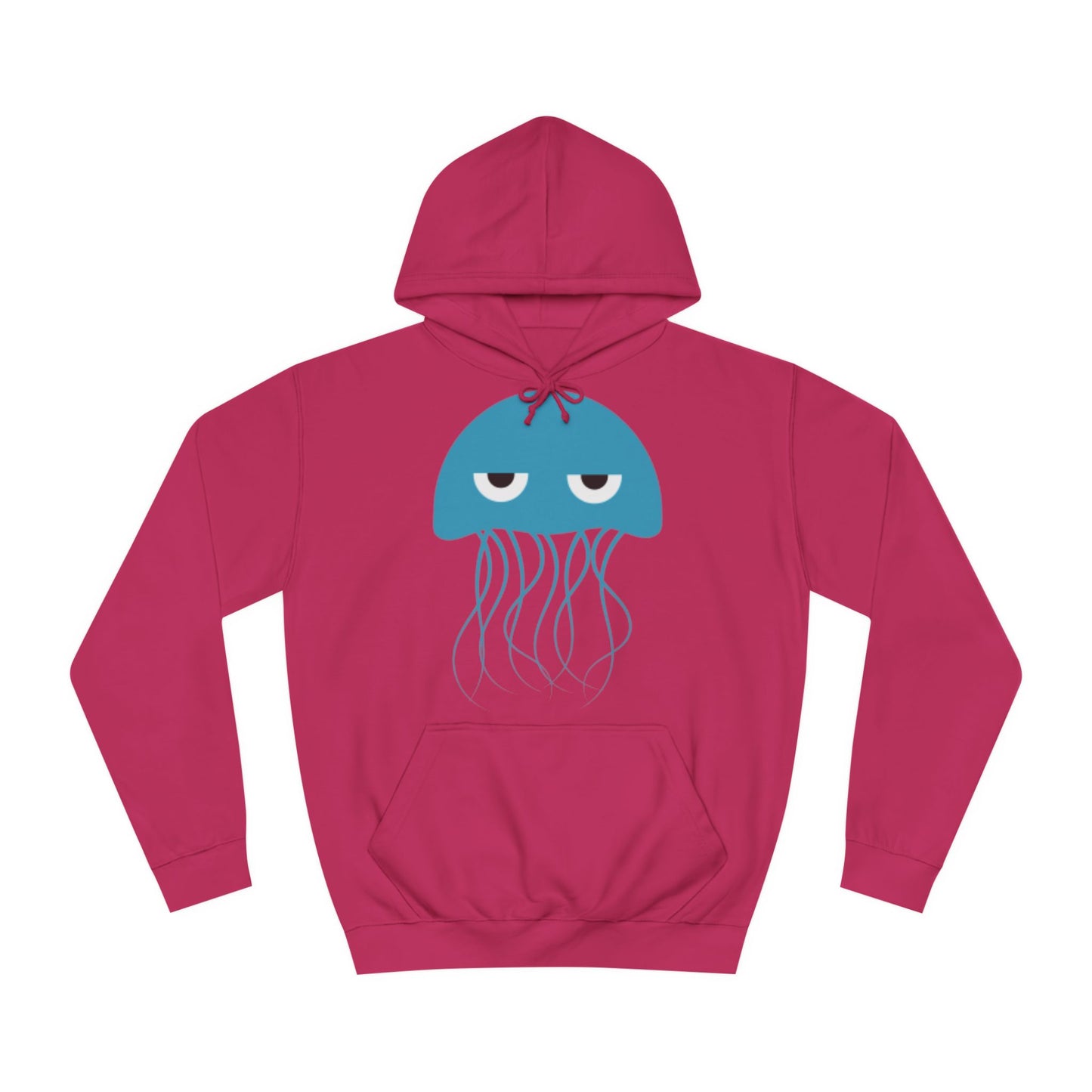 Grumpy Blue Jellyfish Hoodie