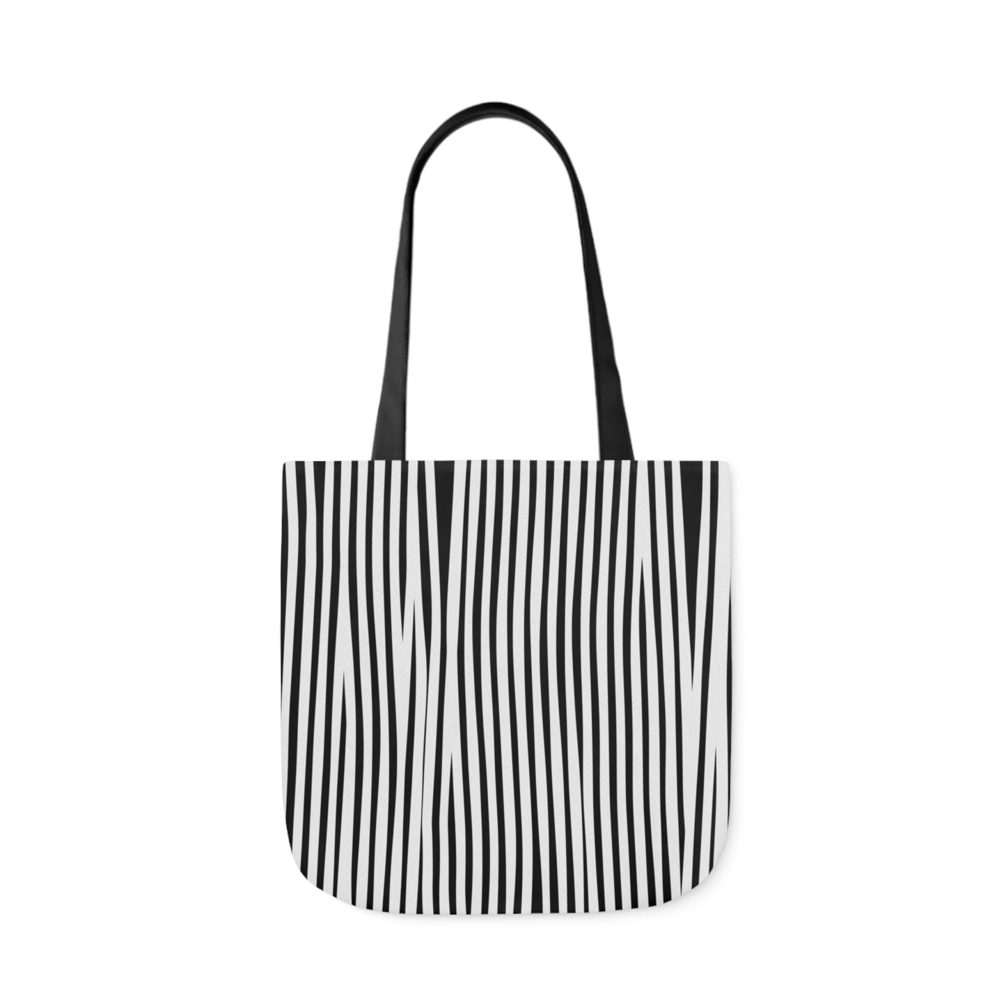 Black And White Animal Stripes Pattern Shoulder Tote Bag