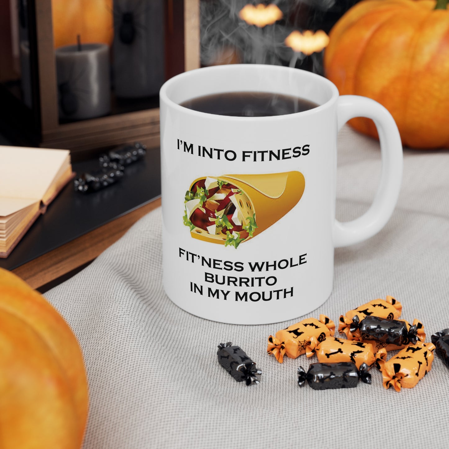 I’m Into Fitness Burrito Coffee Mug