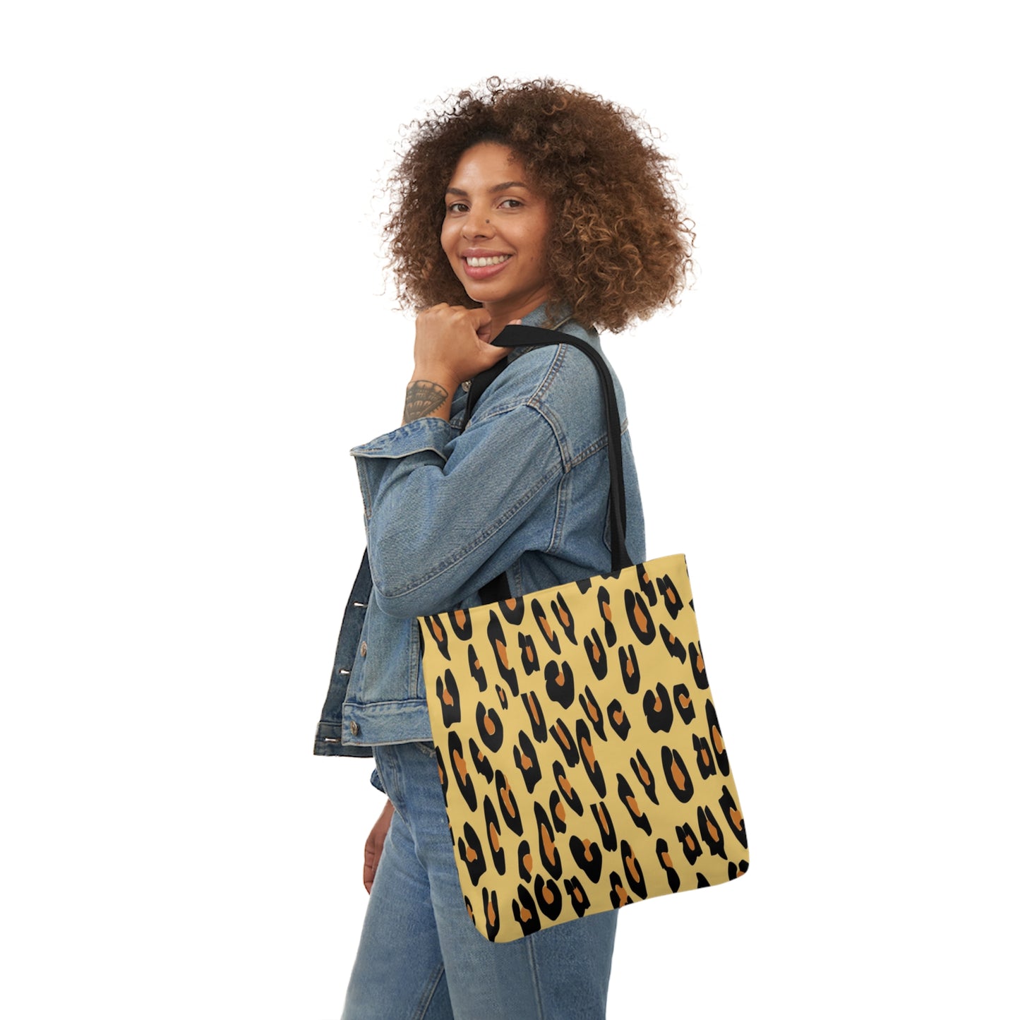 Leopard Animal Print Pattern Shoulder Tote Bag