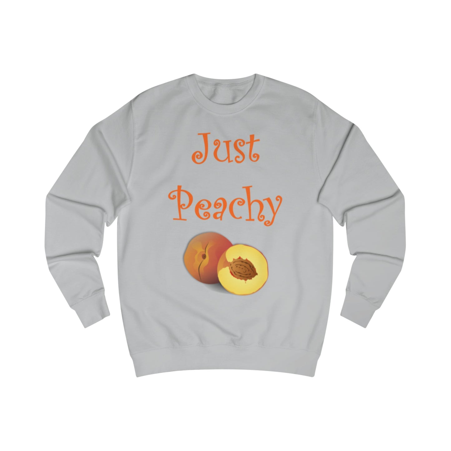 Just Peachy Peach Fruit Summer Sweatshirt