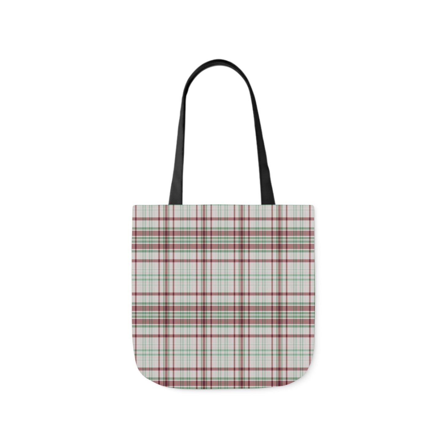 Brown And Green Plaid Tartan Pattern Shoulder Tote Bag