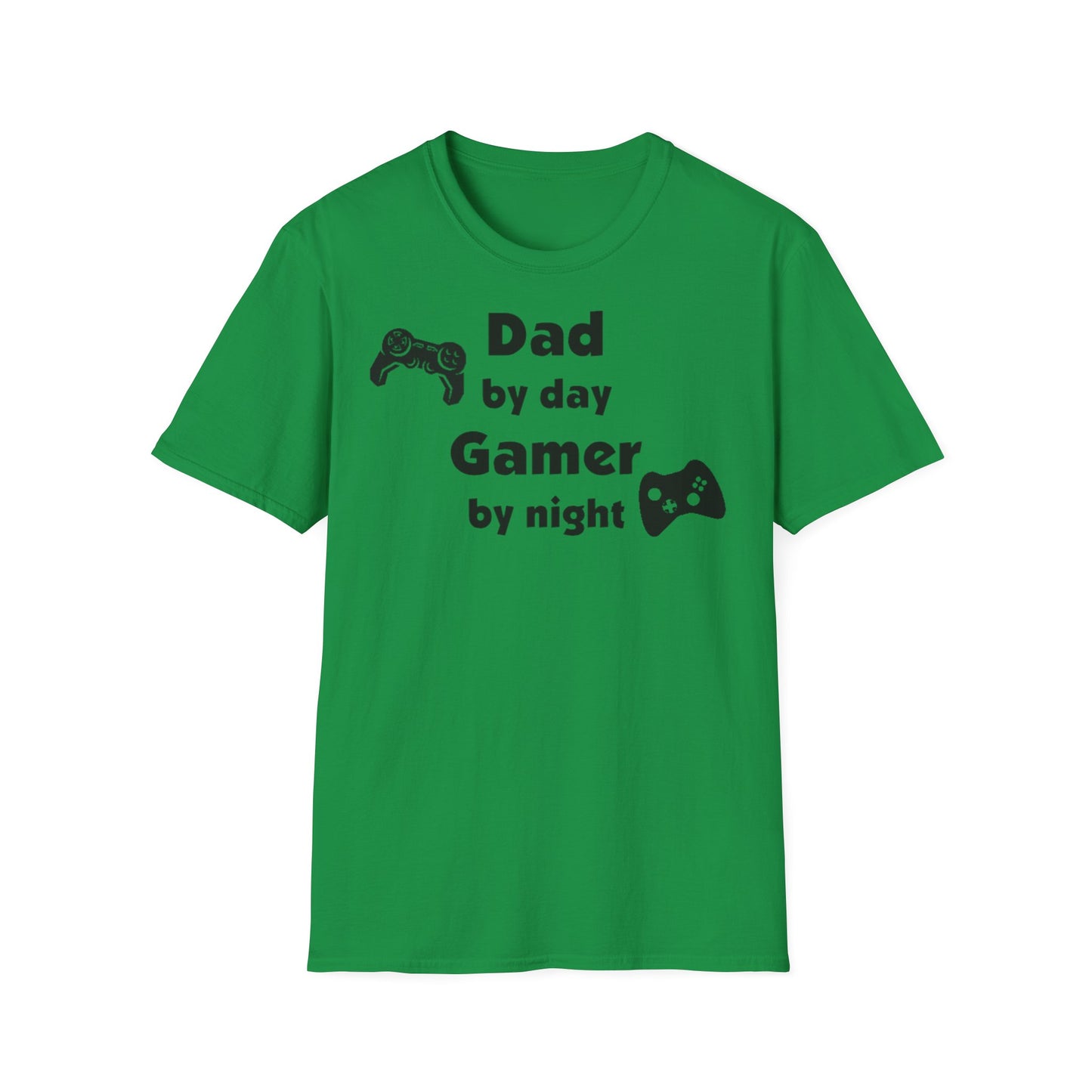 Dad By Day Gamer By Night Father's Day T-Shirt