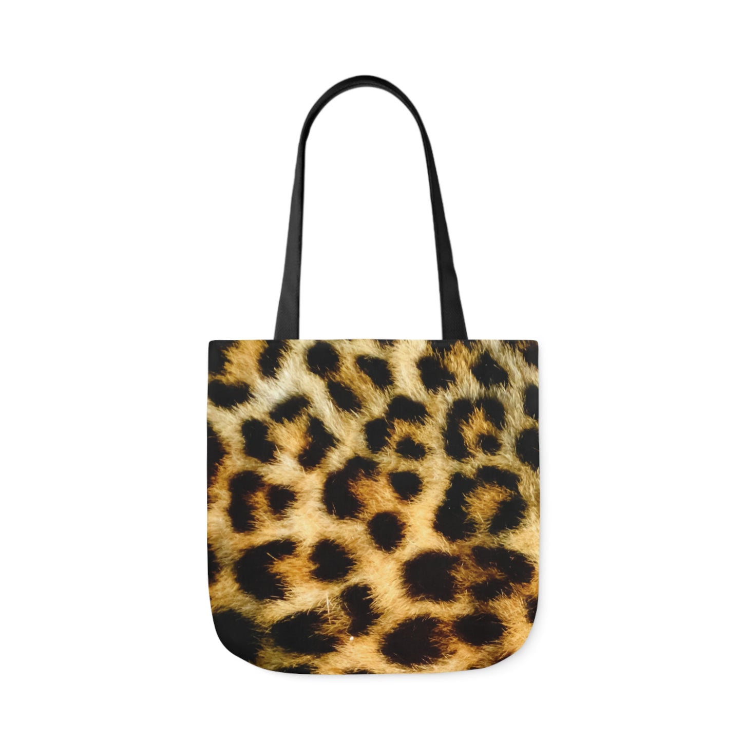 Leopard Fur Print Shoulder Tote Bag