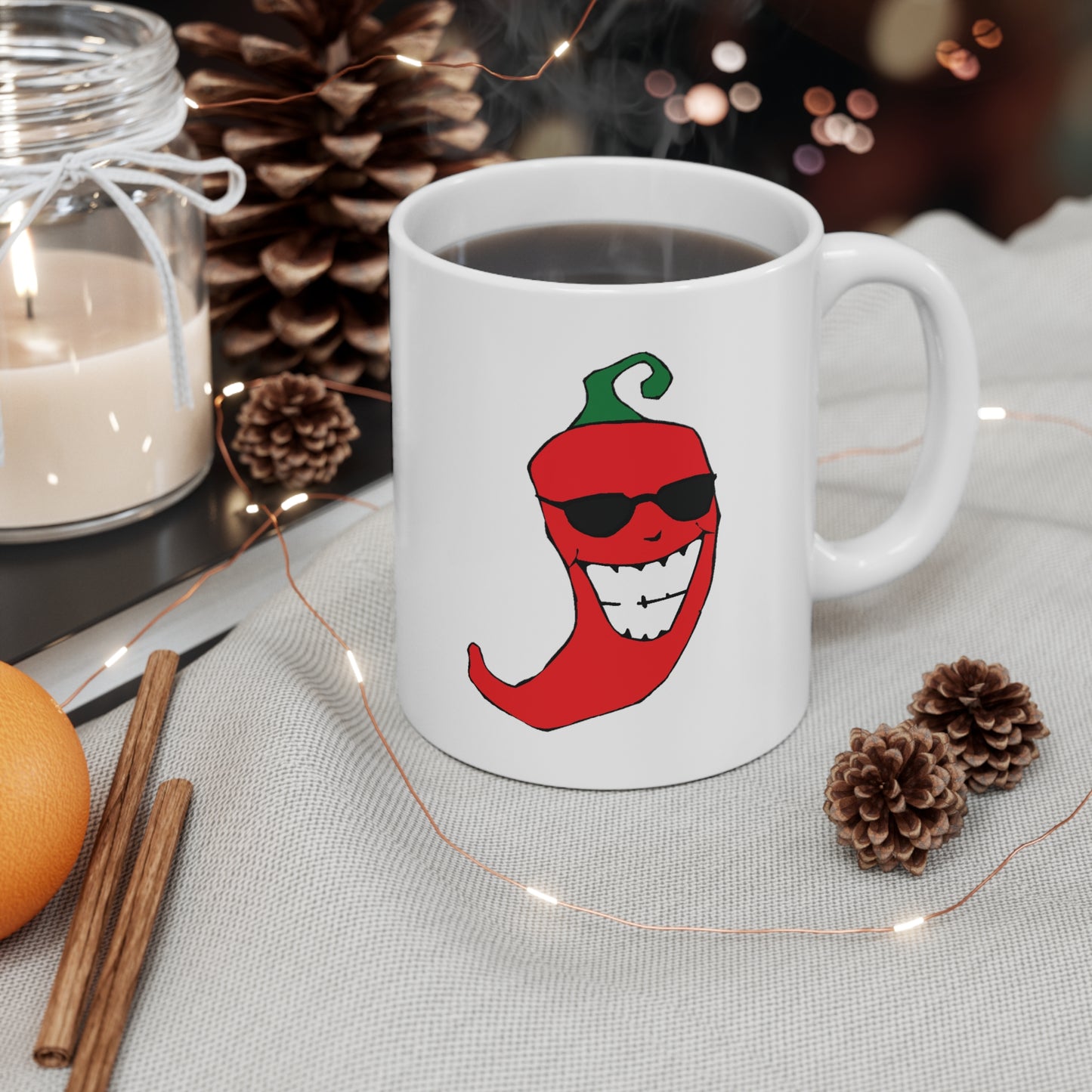 Cool Mister Red Hot Chili Pepper Mug