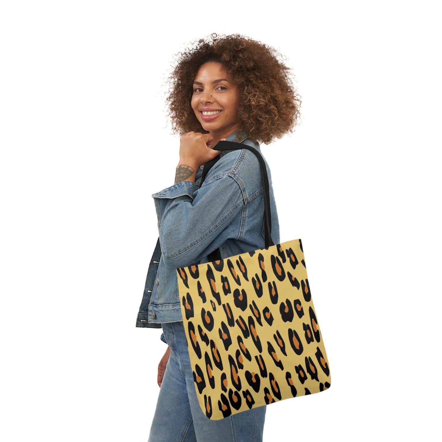 Leopard Animal Print Pattern Shoulder Tote Bag