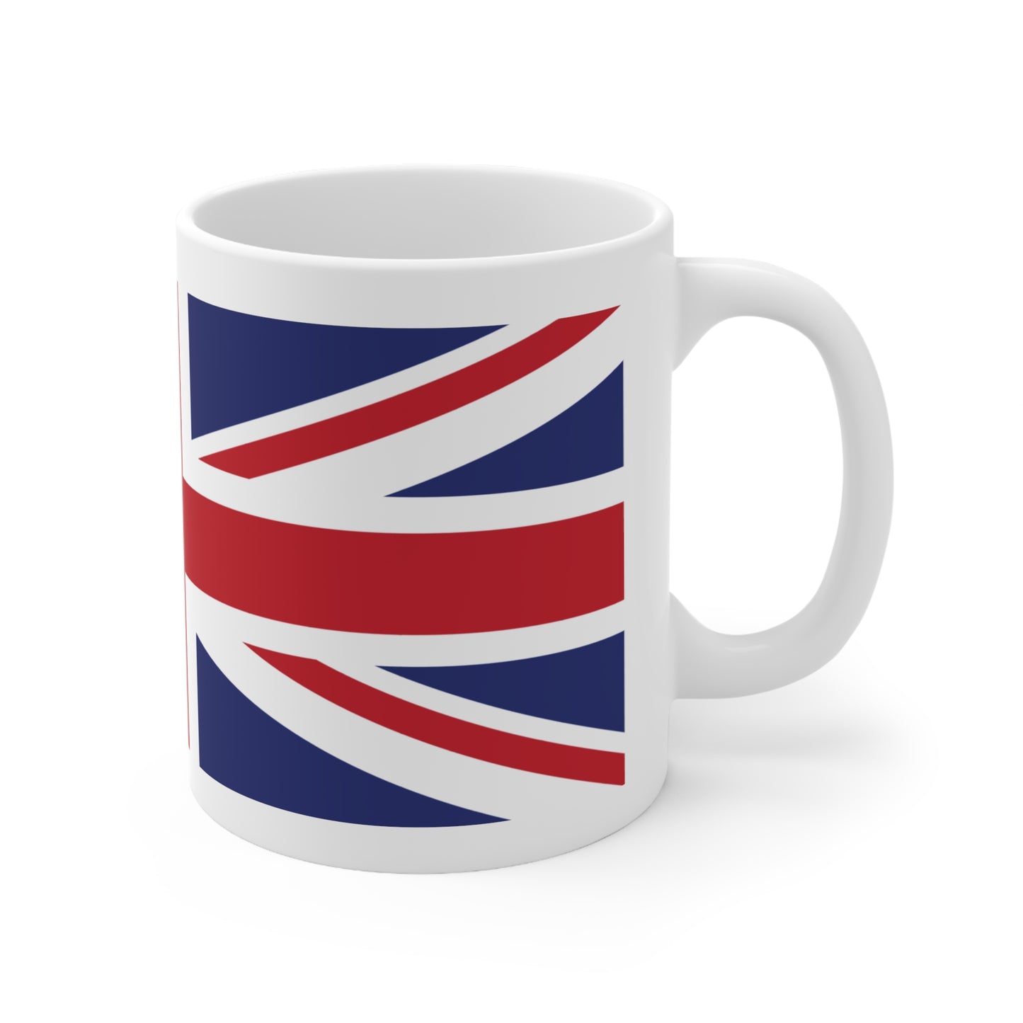 Union Jack British Flag United Kingdom Wrap Around Coffee Mug