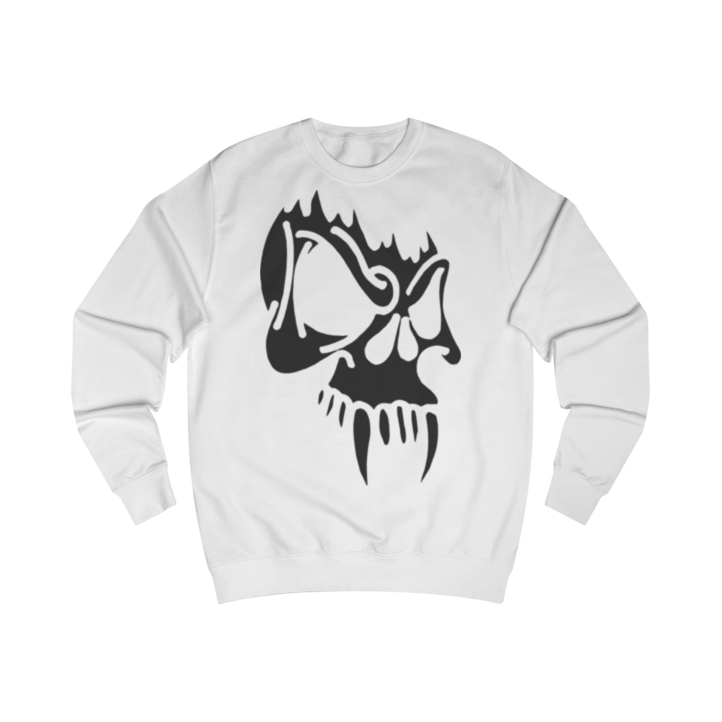 Black Vampire Skull Sweatshirt