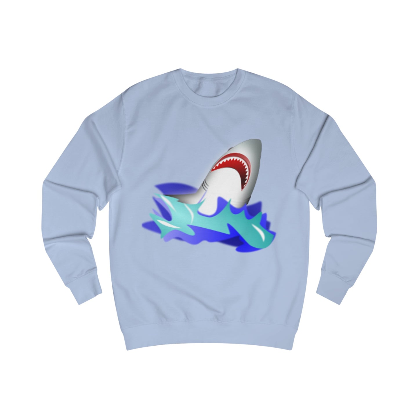 Great White Shark Rise Cartoon Sweatshirt