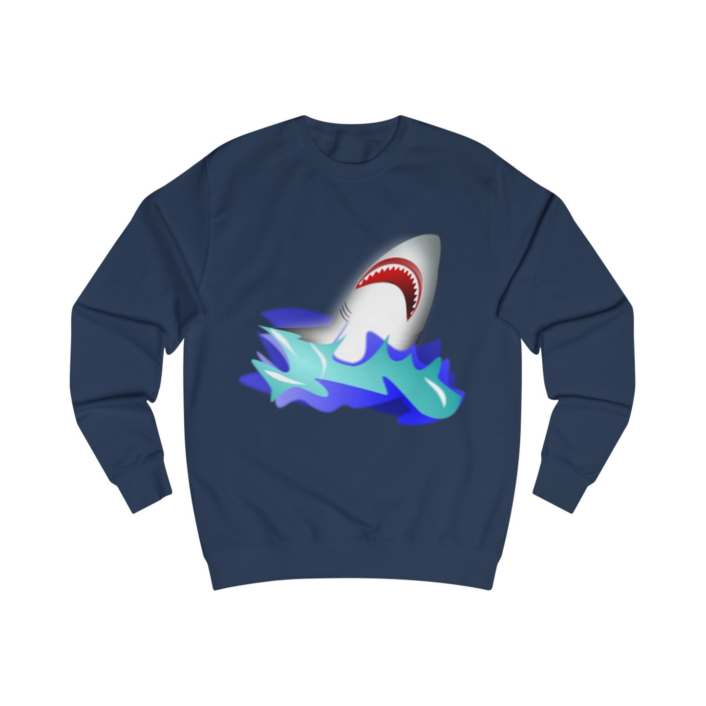 Great White Shark Rise Cartoon Sweatshirt