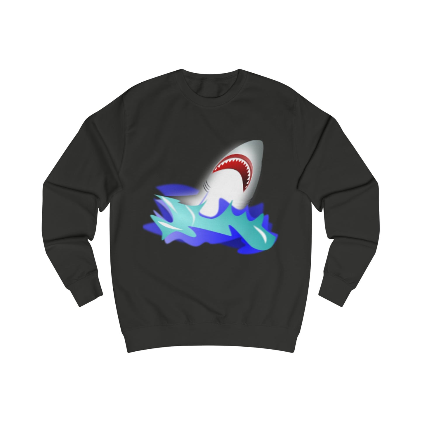 Great White Shark Rise Cartoon Sweatshirt