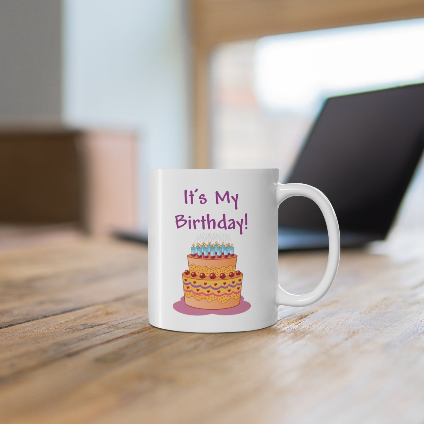 It's My Birthday And Cake Coffee Mug