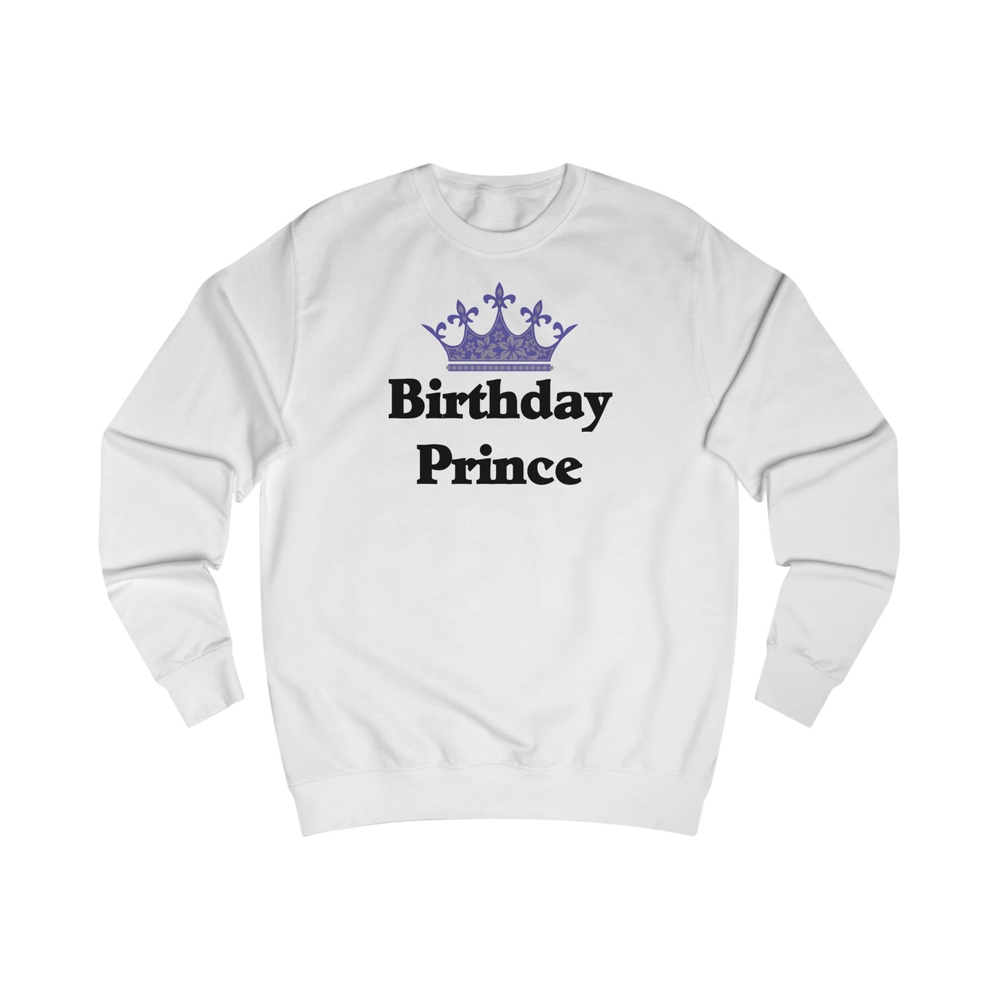 Birthday Prince Crown  Sweatshirt