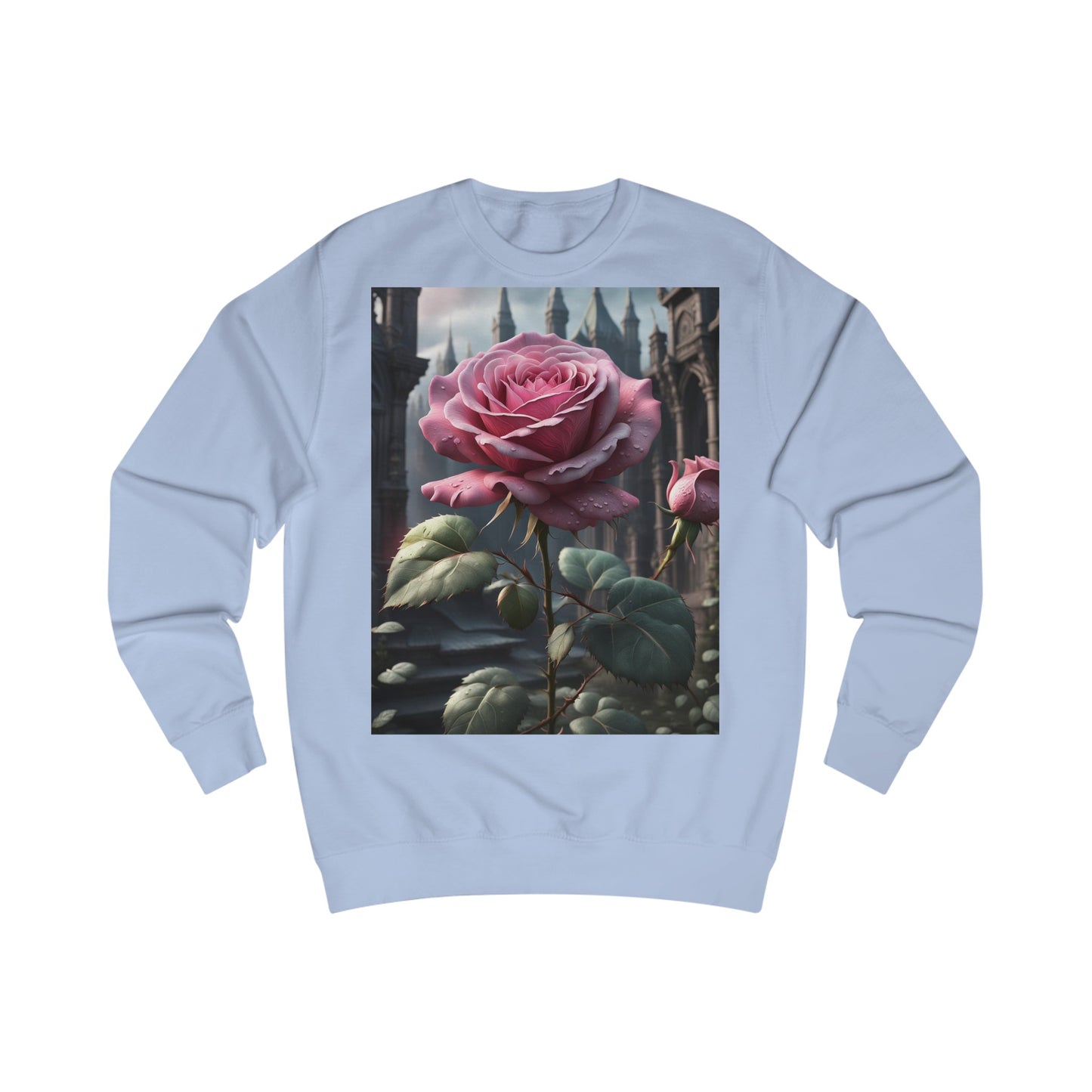 Pink Gothic Fantasy Rose Sweatshirt