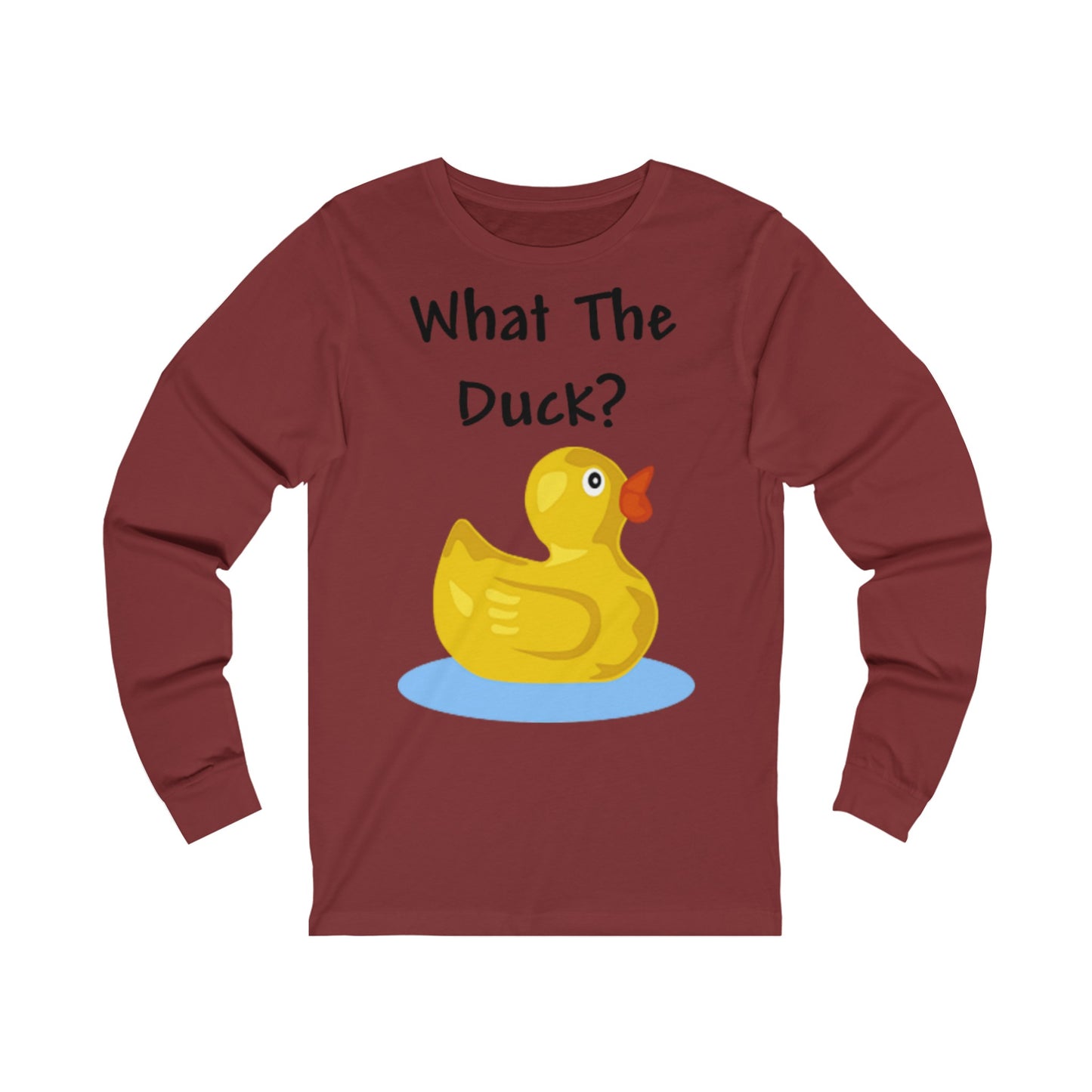 What The Duck Funny Cartoon Long Sleeve Tee