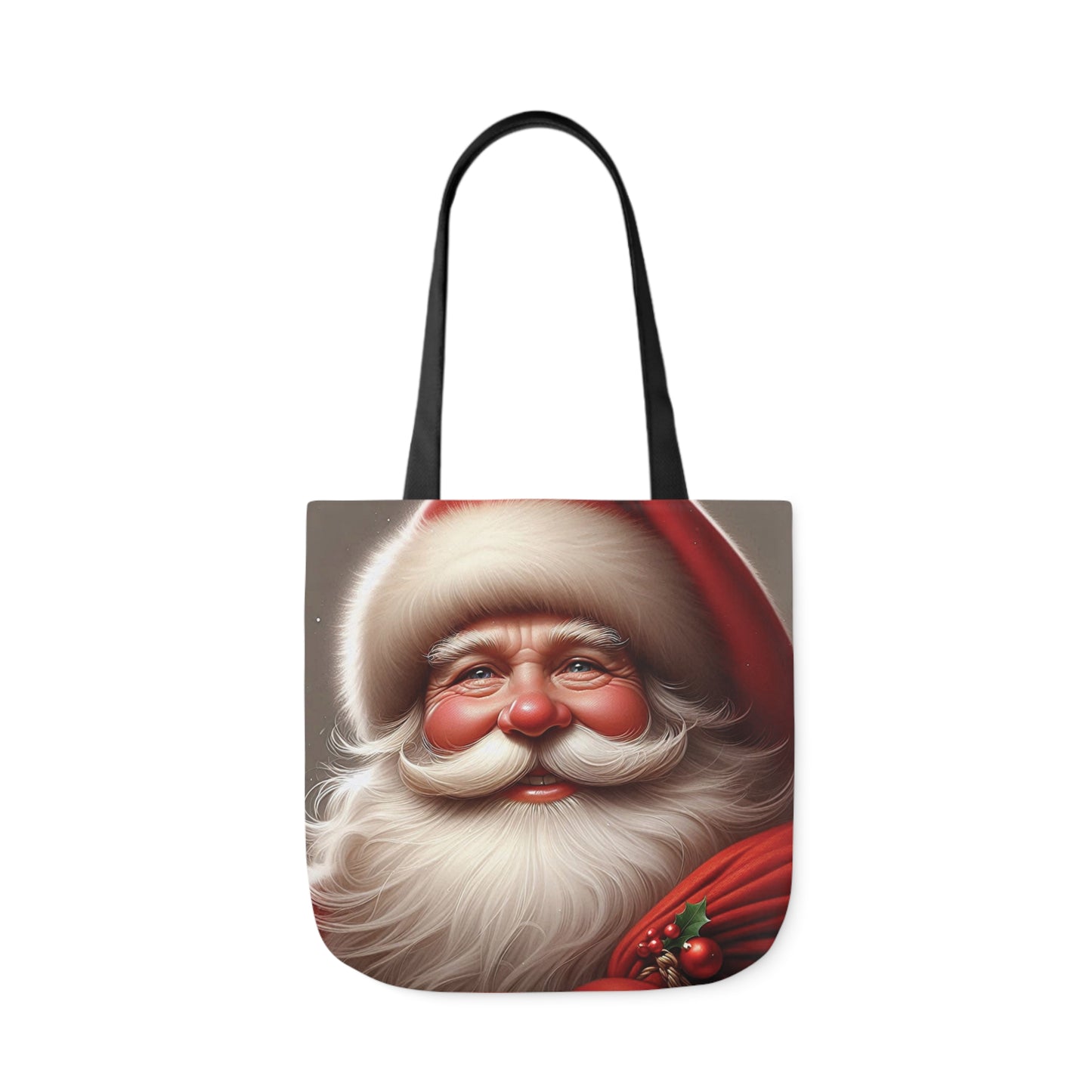 Happy Santa Claus Christmas Shoulder Tote Bag